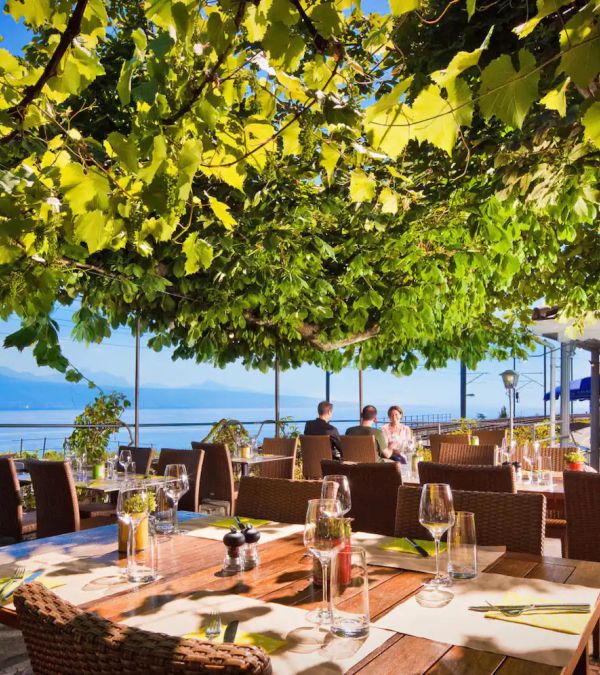 Auberge de la Gare Grandvaux terrasse